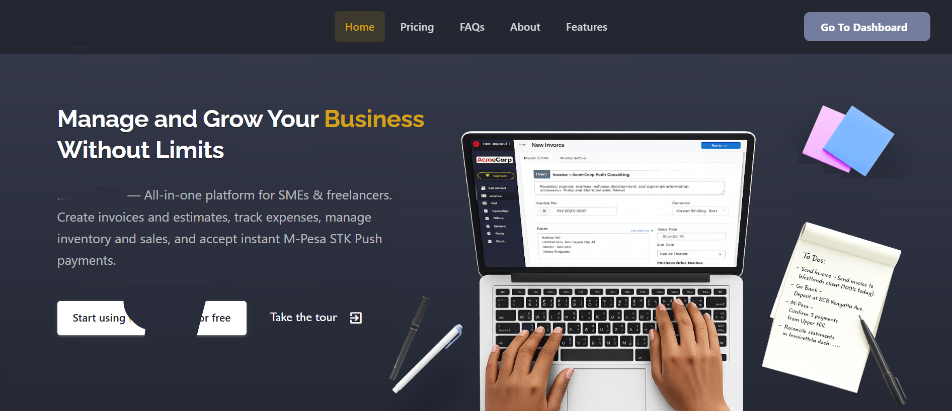 Cloud-Based Online Invoicing SaaS for Businesses & Freelancers